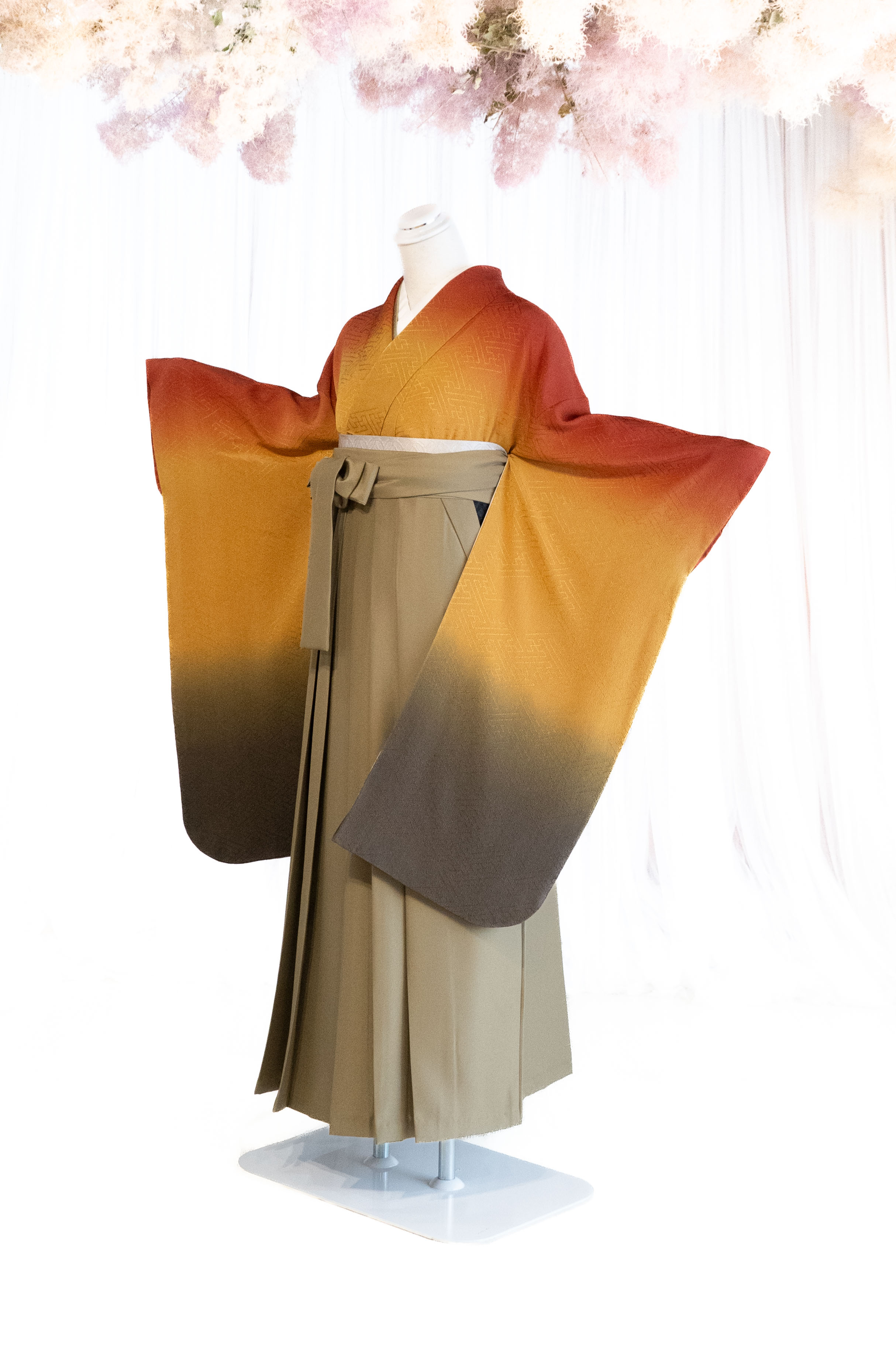 【中古】 花嫁の長襦袢 ポリエステル 広衿 紗綾形 レンタアップ 中古】 花嫁の長襦袢 ポリエステル 広衿 紗綾形 レンタアップ