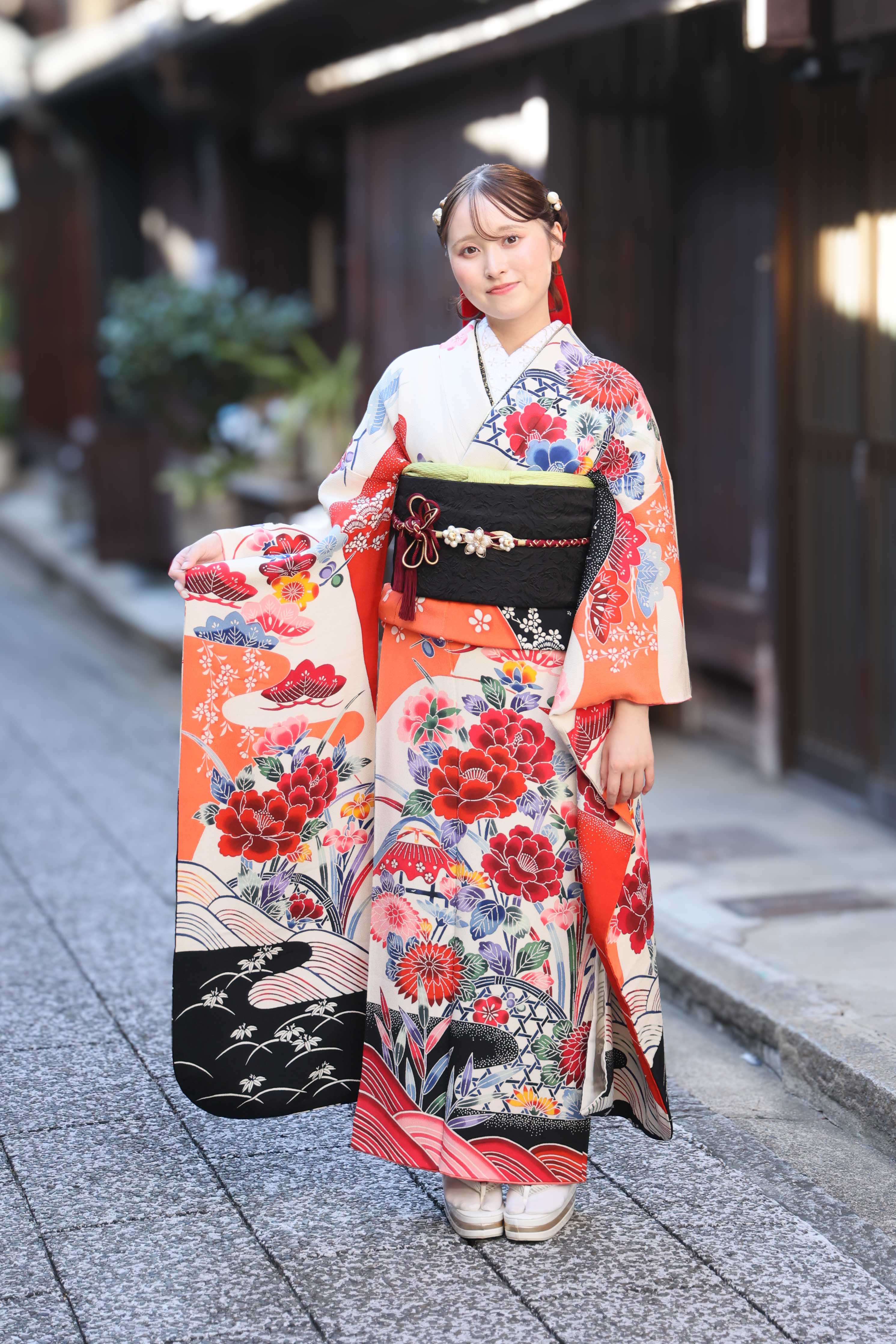 茶屋辻と赤牡丹