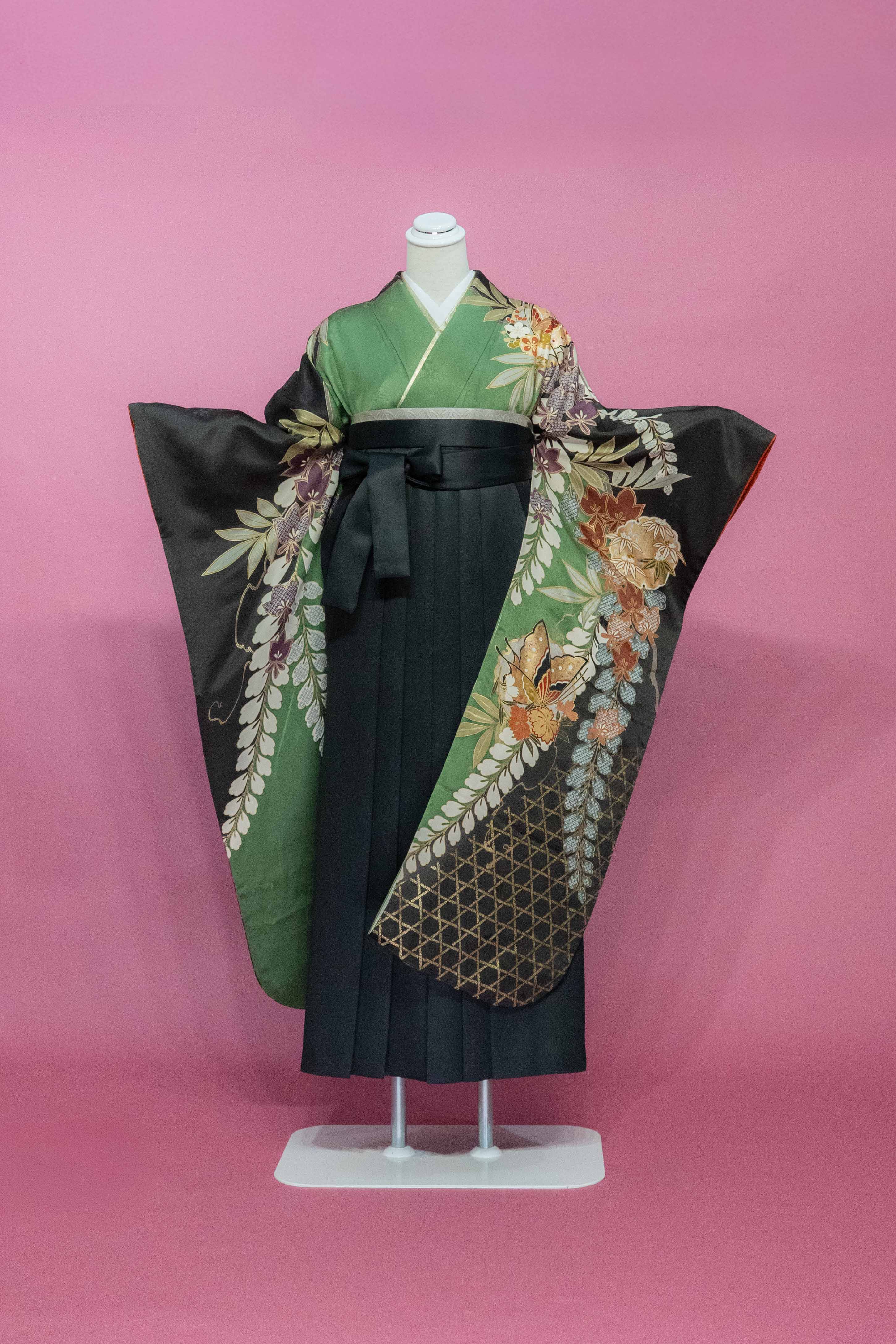 青・緑 系｜京都の成人式振袖・卒業式袴レンタル シュハリスキョウト